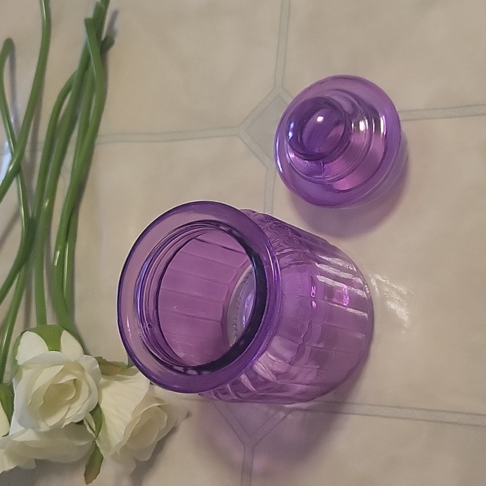 NWT GLASS CANISTER - Picture 4 of 8